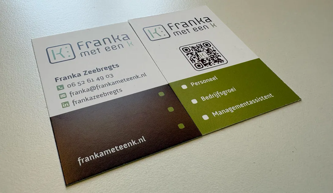 visitekaartje Franka met een k