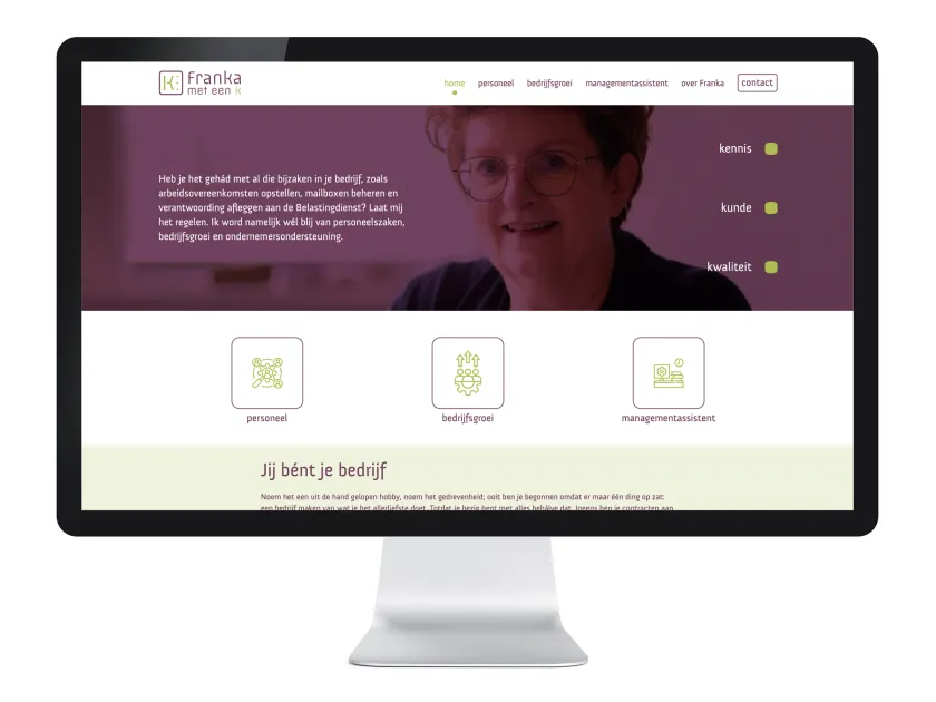 website Franka met een k
