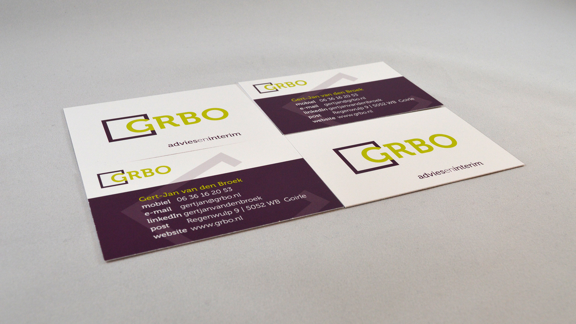 visitekaartje GRBO