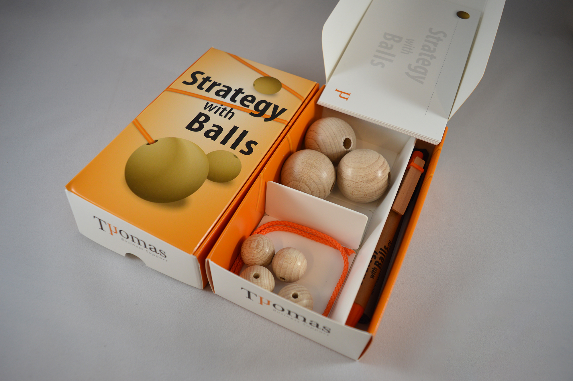 doosje Strategie met ballen