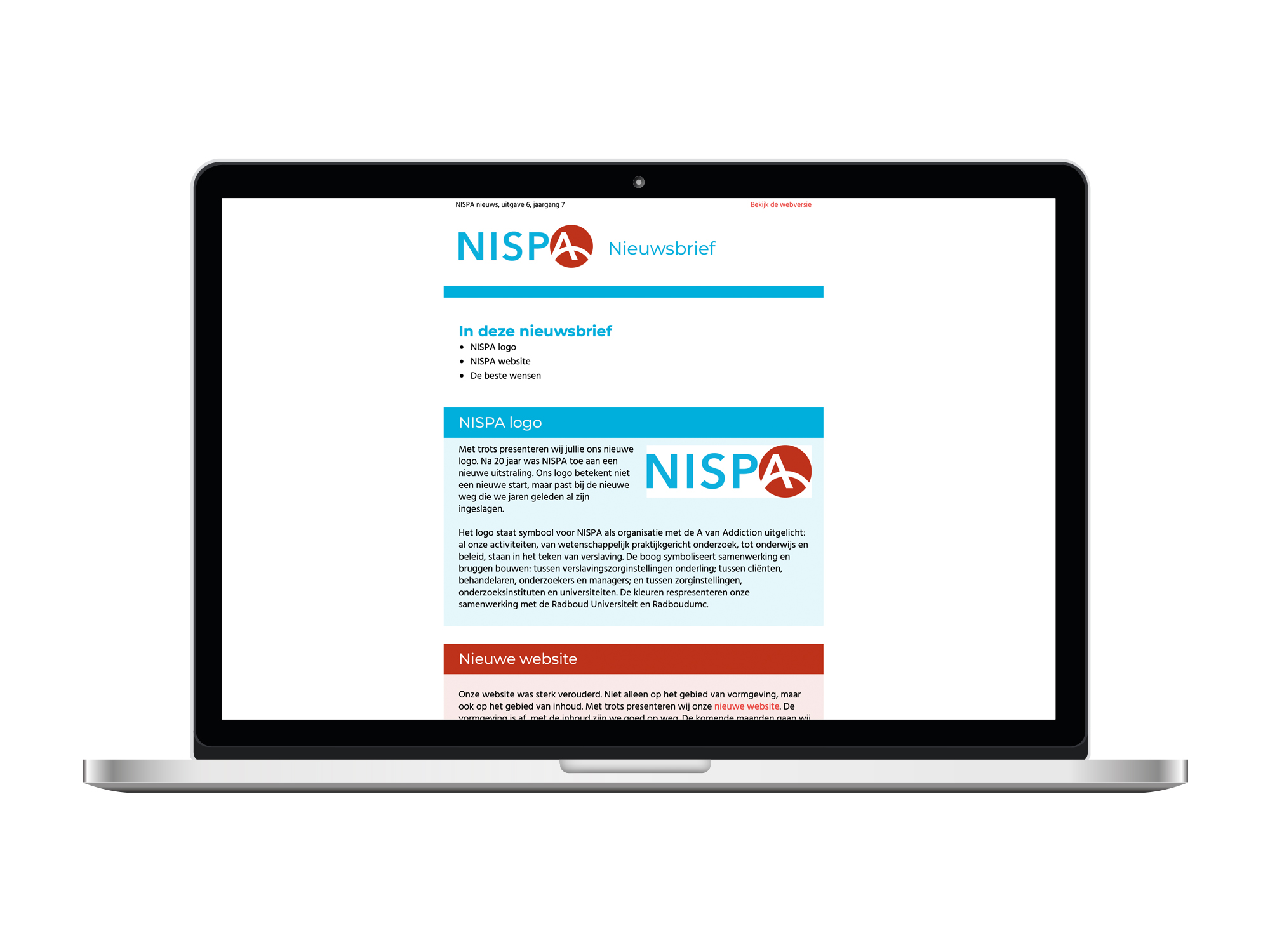 digitale nieuwsbrief NISPA