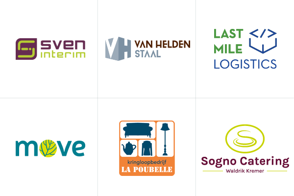 logo's ontworpen door B-more design