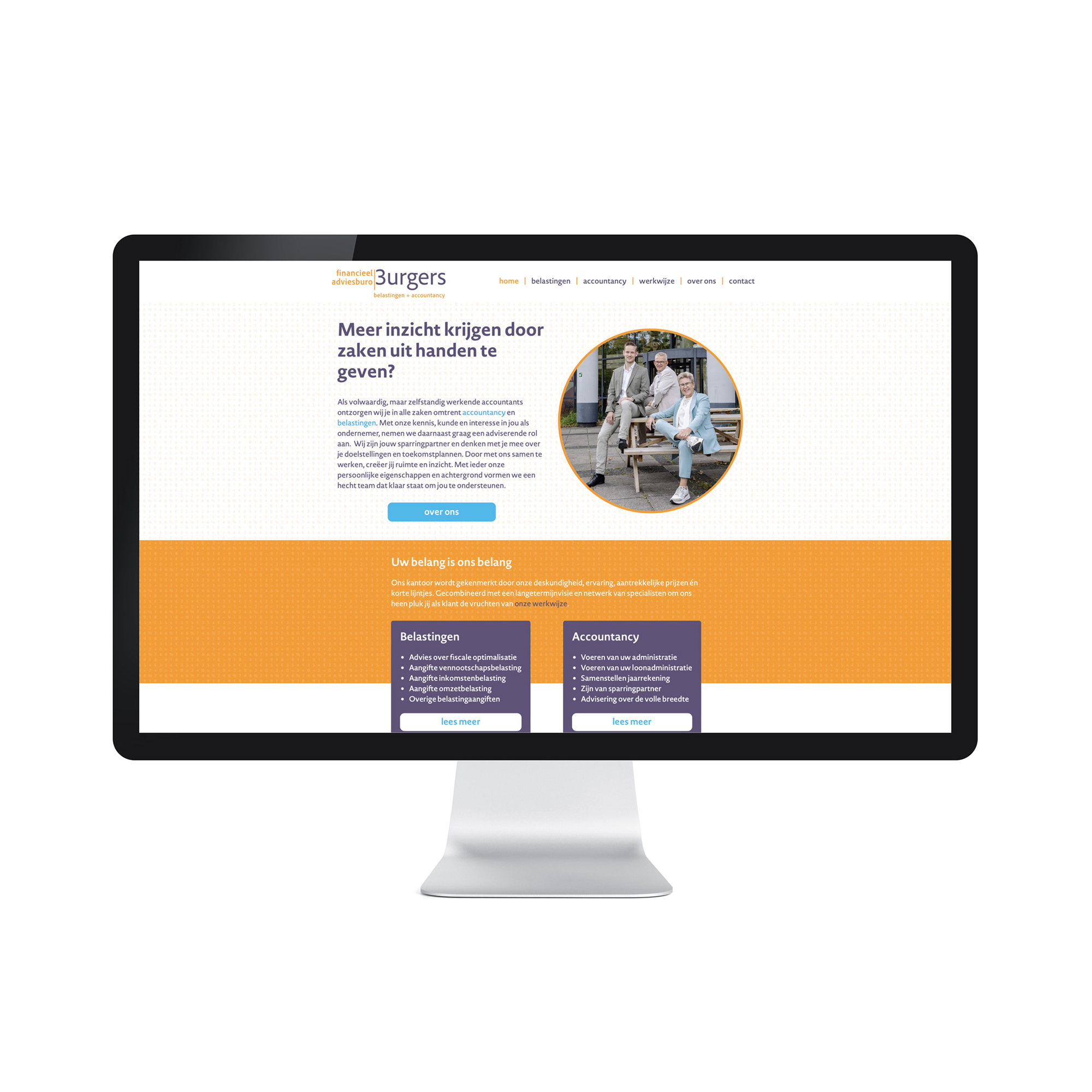 website Financieel Adviesburo Burgers