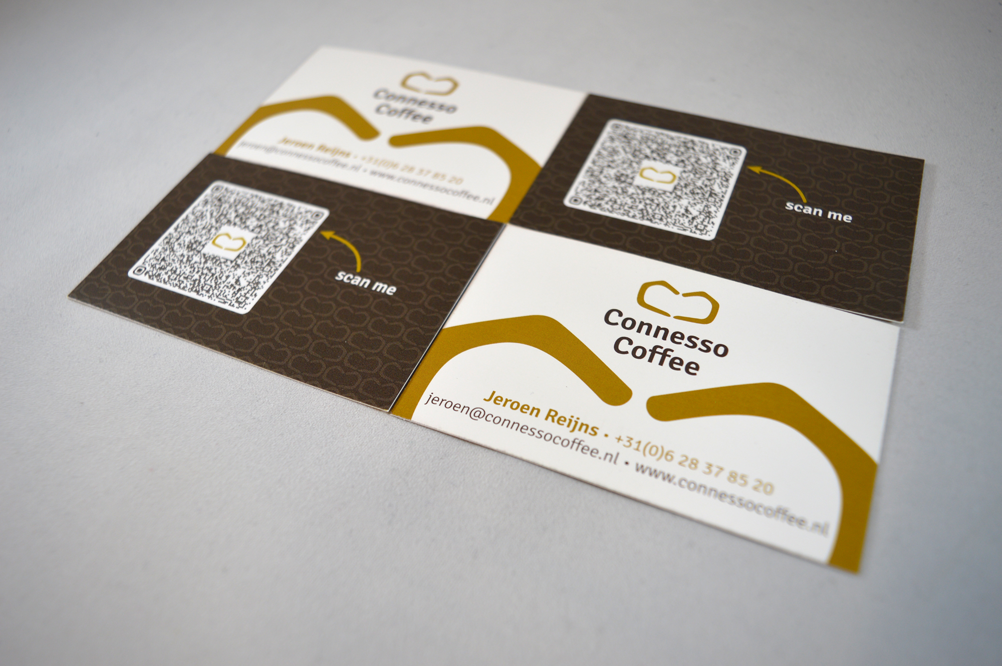 Connesso Coffee visitekaartje
