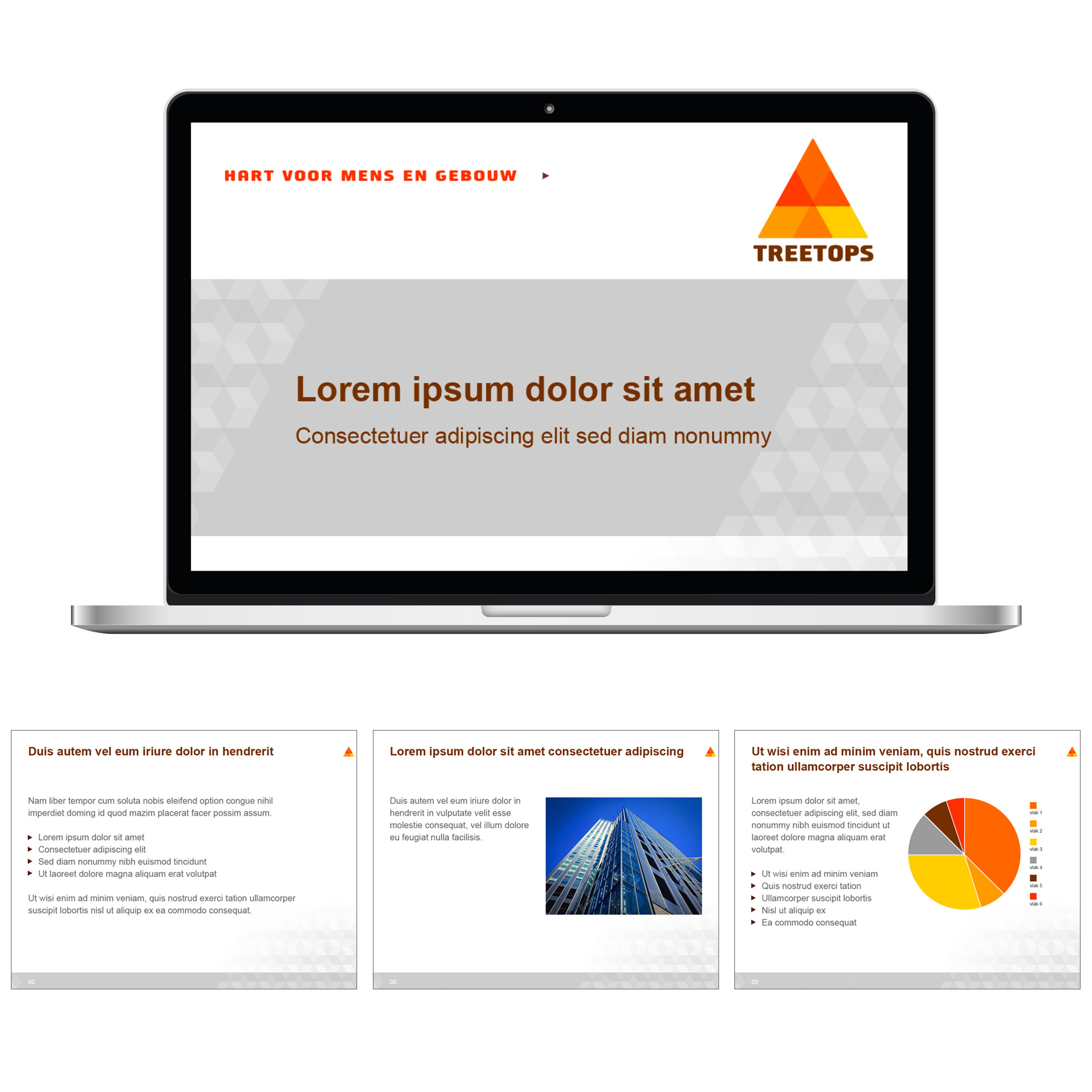 PowerPointtemplate Treetops