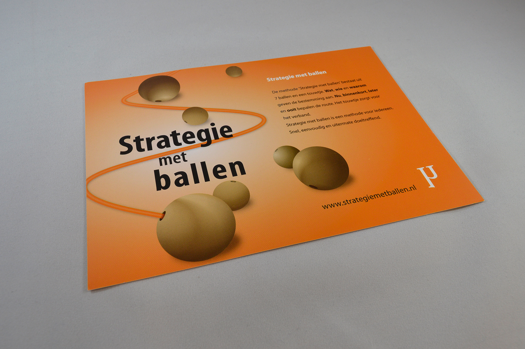 flyer Strategie met ballen