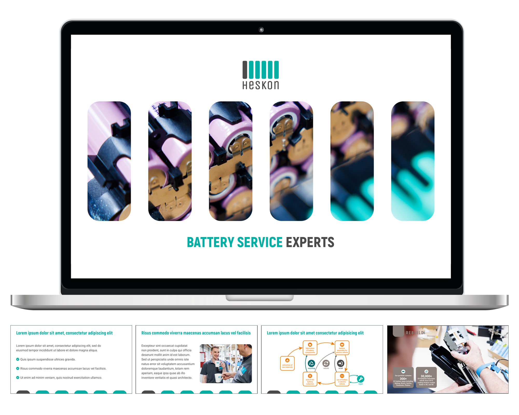 PowerPointtemplate Heskon