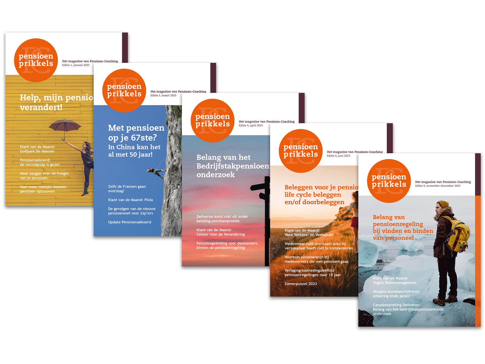 covers magazine PensioenPrikkels