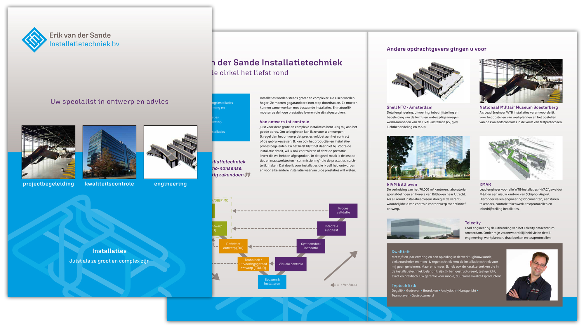 brochure Erik van der Sande Installatietechniek