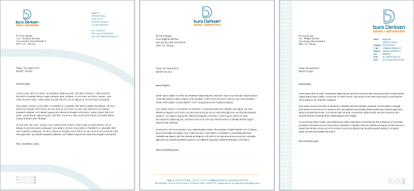 schetsen briefpapier