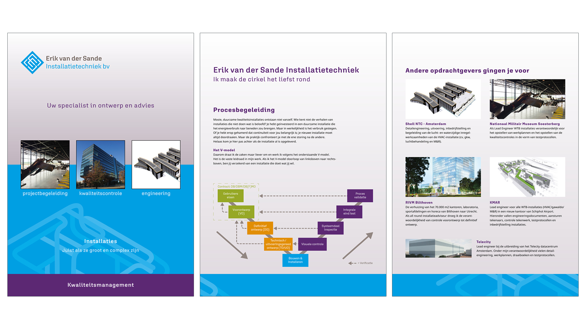 brochure Erik van der Sande Installatietechniek