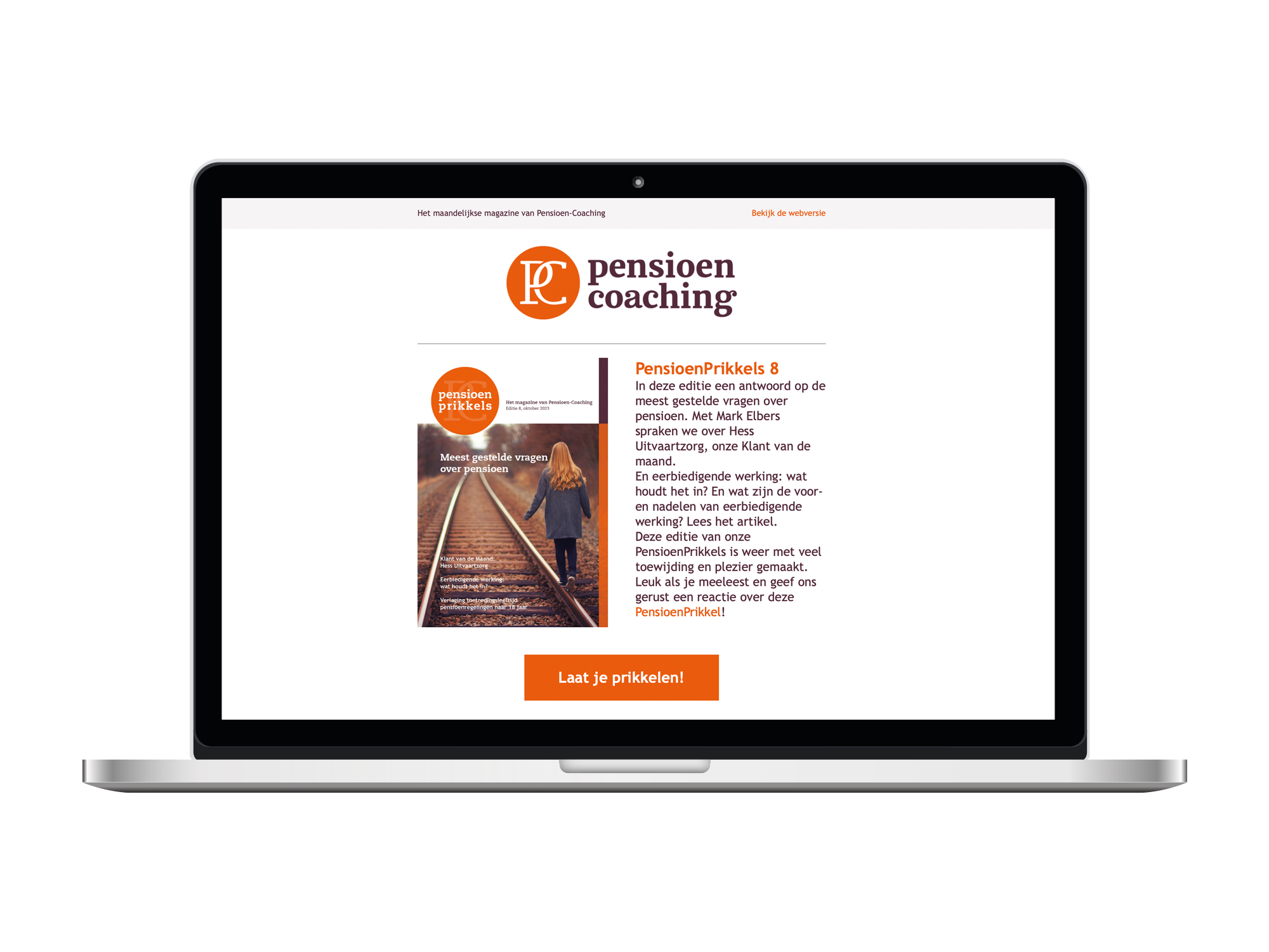 digitale nieuwsbrief Pensioen-Coaching